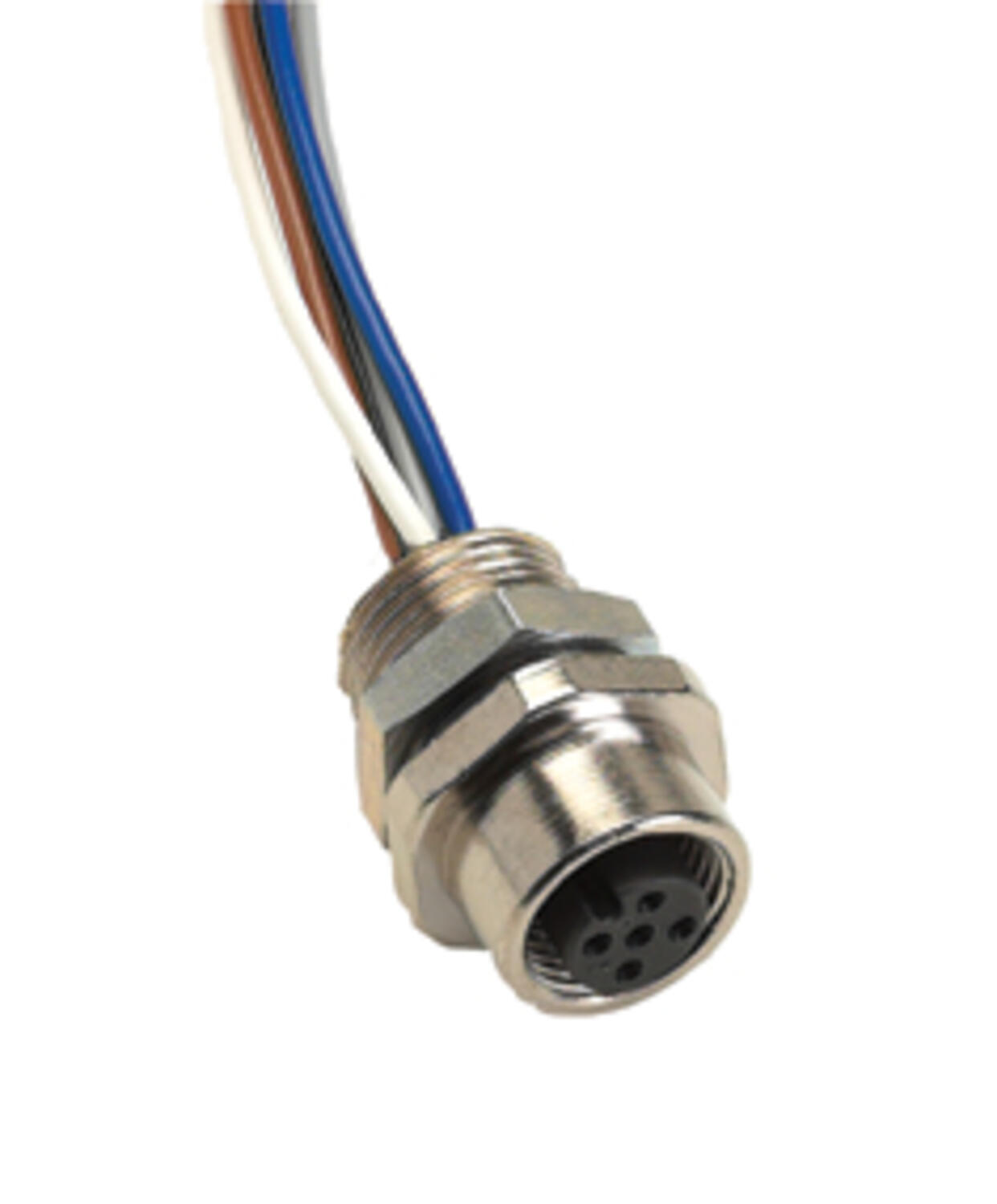 M12, Panel mount connector, female