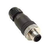M12, without cable, straight male