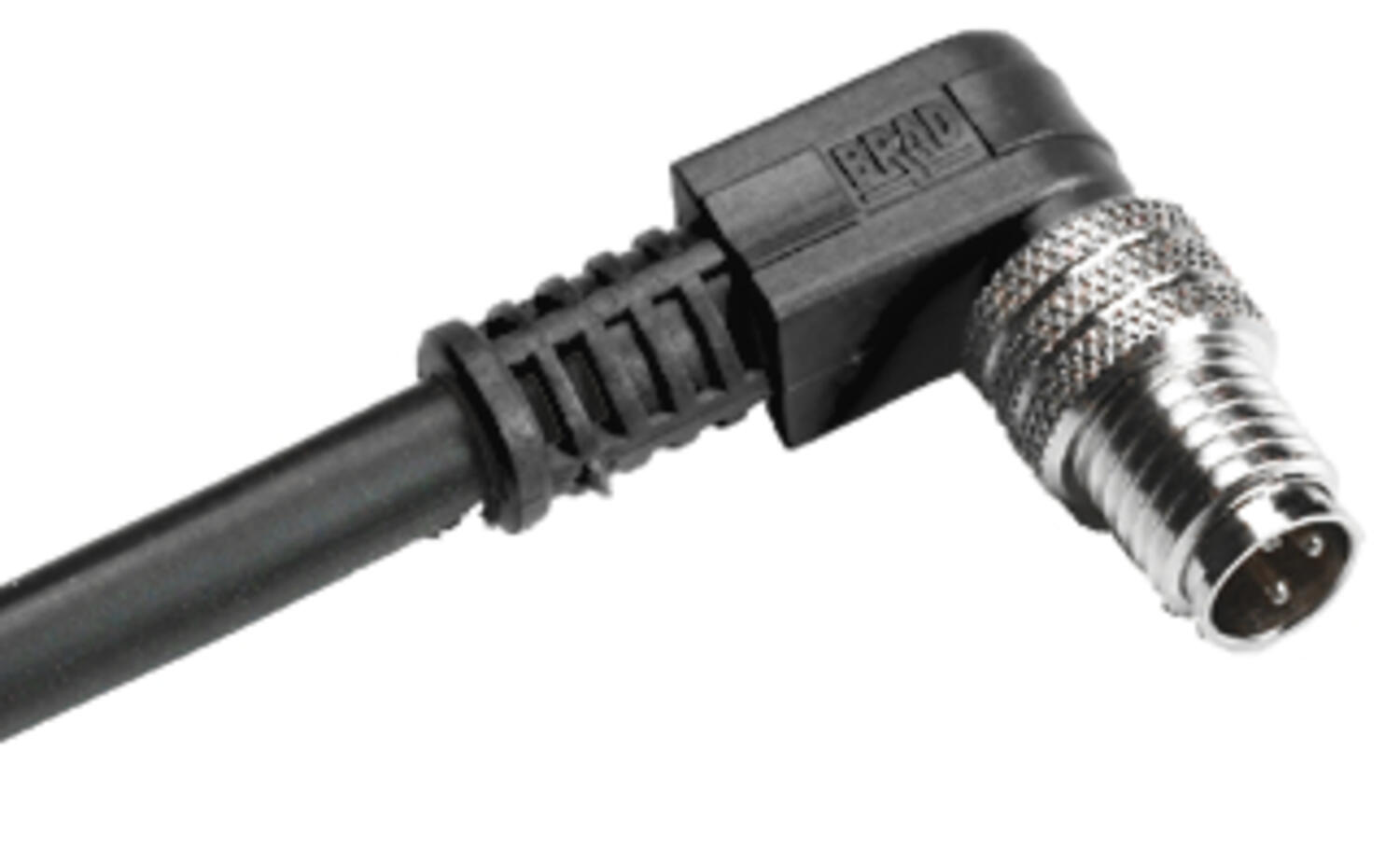 M8 fully groated cabel, angled male