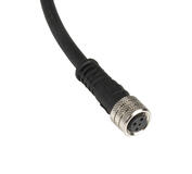 M8 fully groated cable straight female
