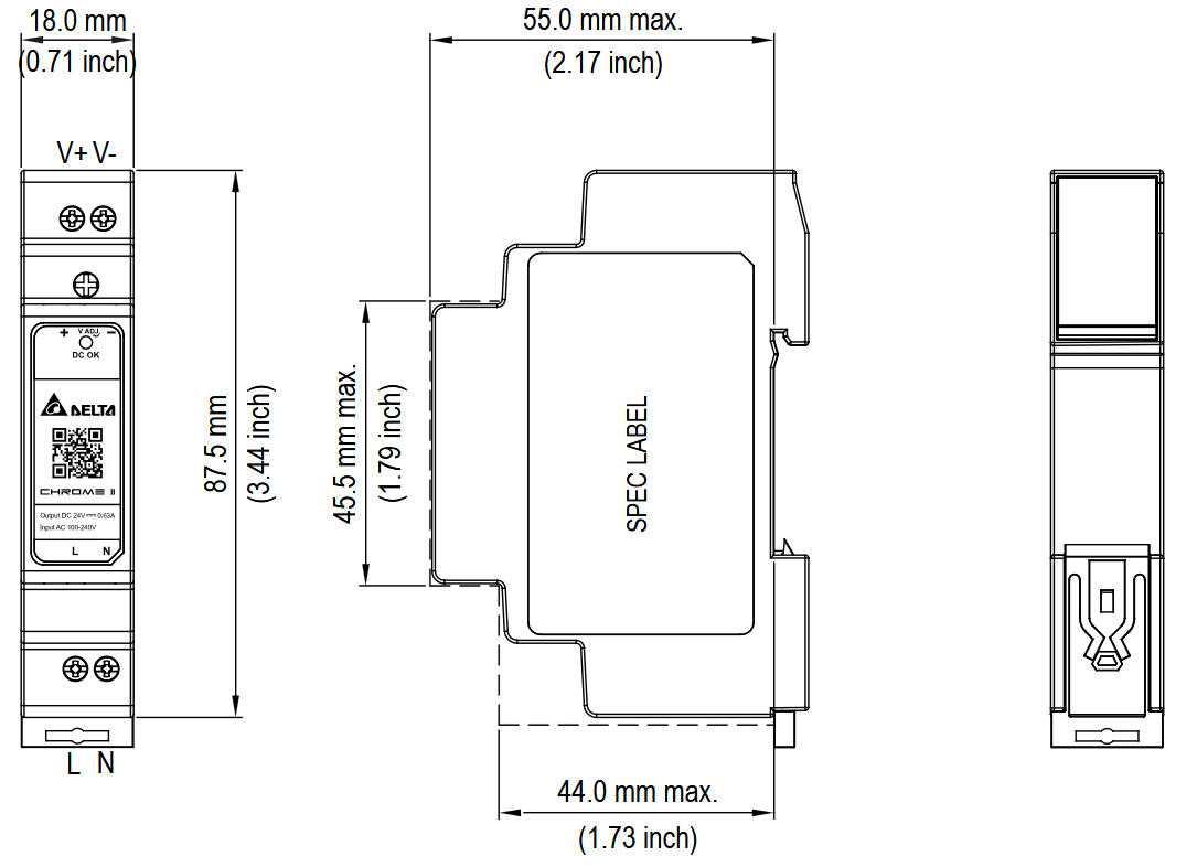 Mechanical drawing DRC-xxV015W1RZ.png