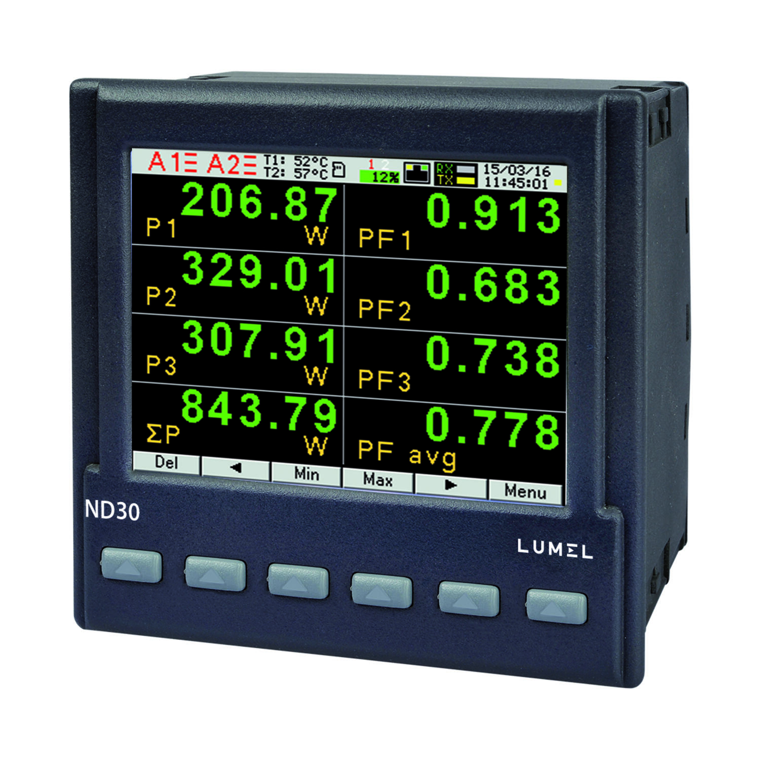 ND30 Lumel 3-phase network meter