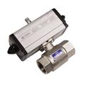 Omal Double acting pneumatic actuator 2 way ball valve 16 bar