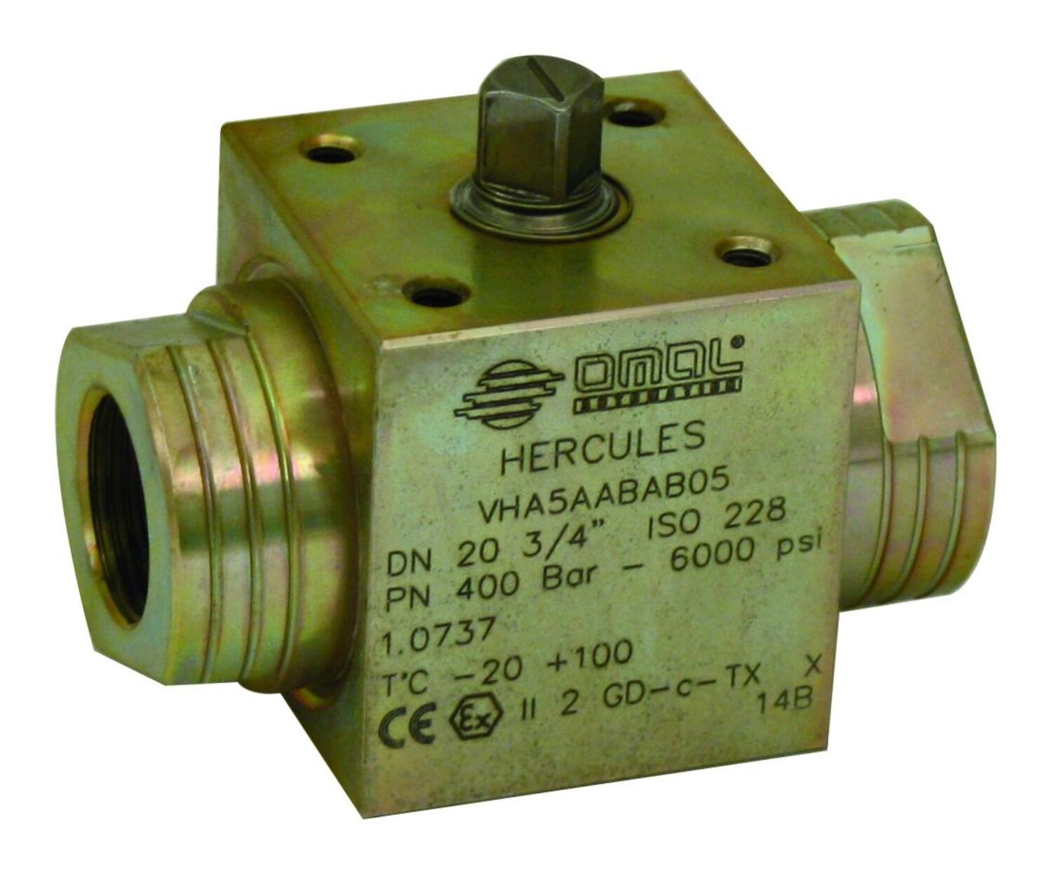 Omal Hercules series carbon steel high pressure ball valve