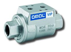 Omal VIP series normally open coaxial valve spring return