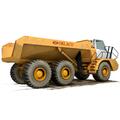 Orlaco articulated dump truck