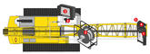 Orlaco load view camera kit for crawler crane