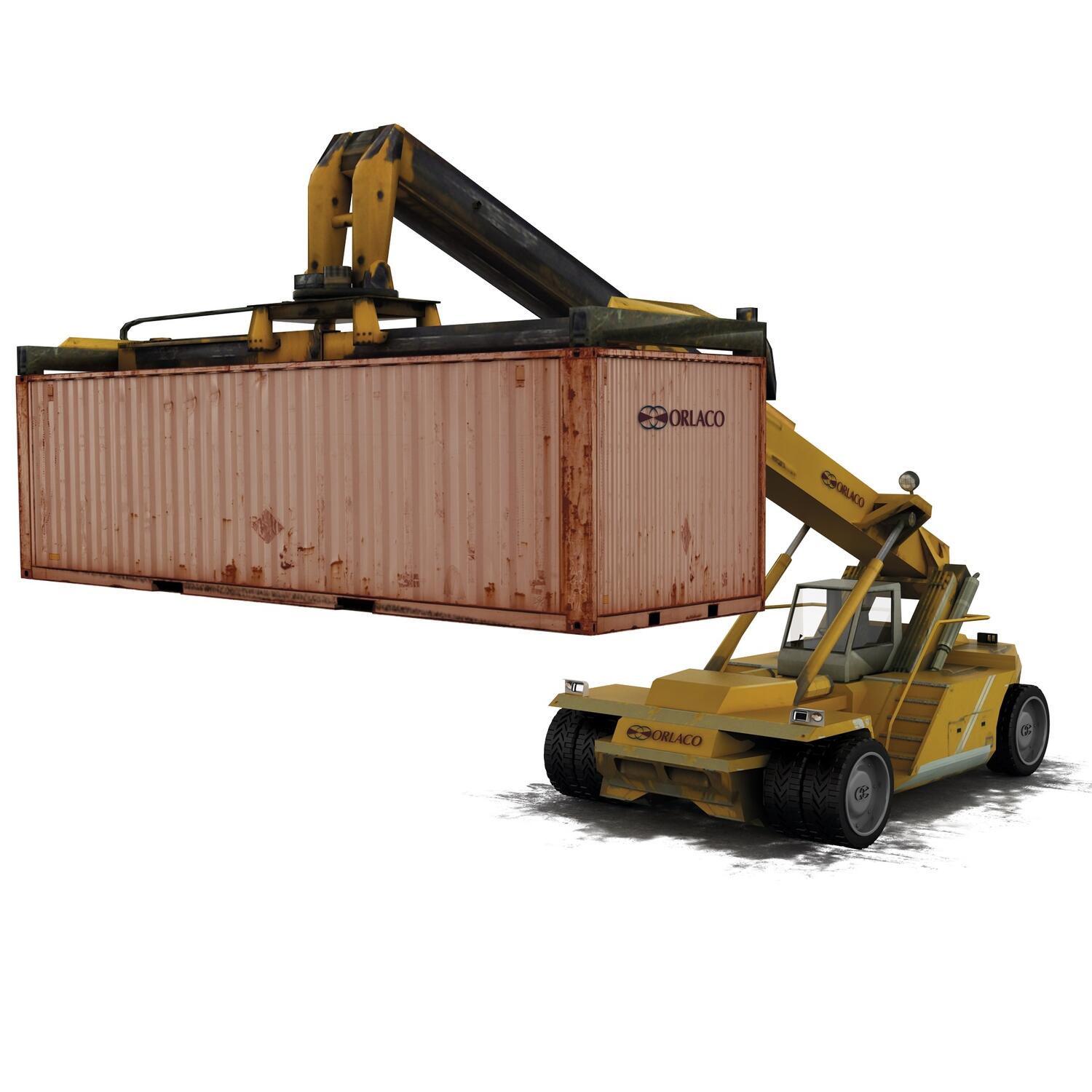 Orlaco reach stacker