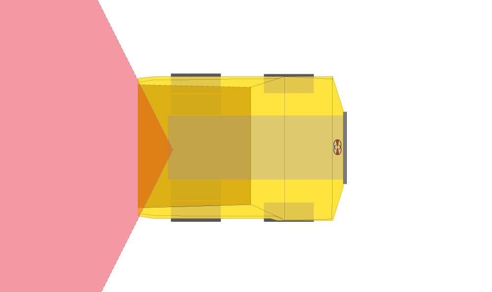 Orlaco reversing camera kit field of view for rigid dump truck