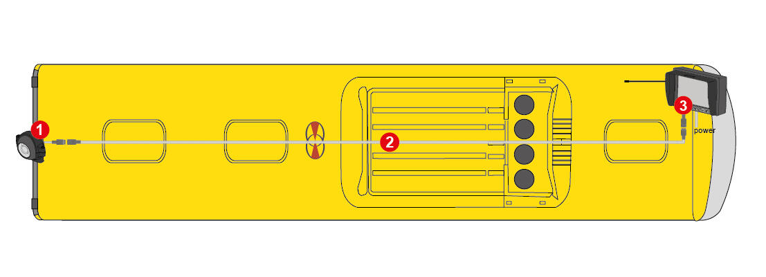 Orlaco reversing camera kit for coaches and buses