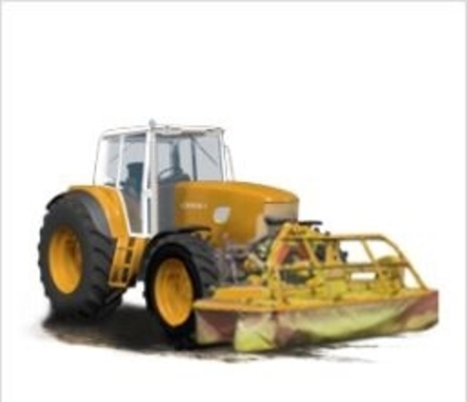 Orlaco Tractor with Front Tool
