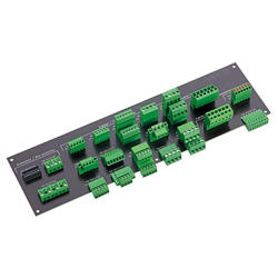 Plug in PCB connectors on a PCB board