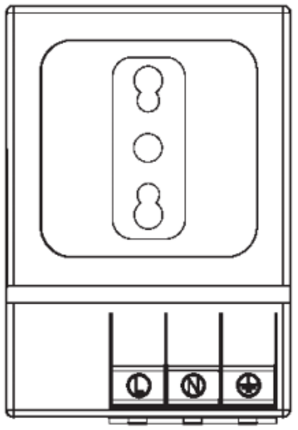 Product scetch Socket SD035 Italy without fuse.png
