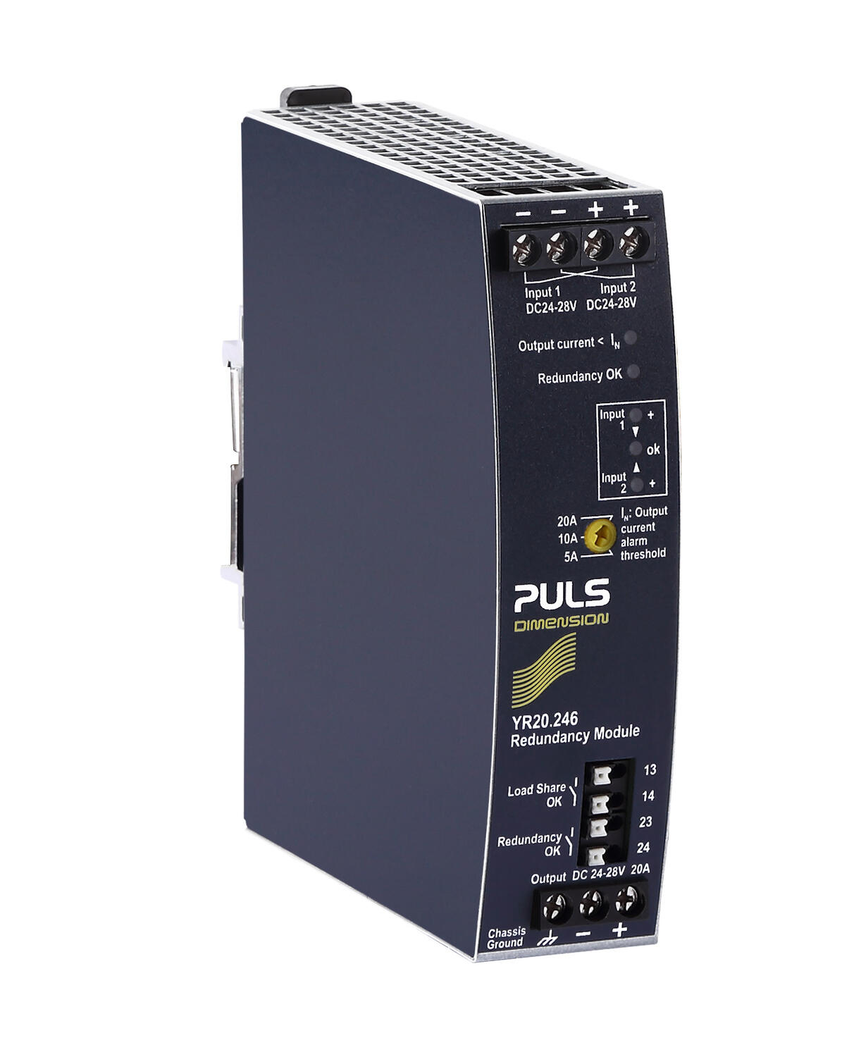 Puls Redundant module 20 A Dimension Series 24-28 V DC, 2x10 A