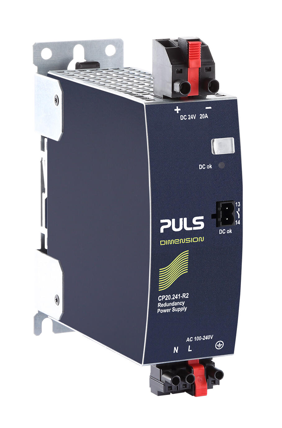 PULS CP20.241-R2 redundant power supply with 24V and 20A capacity