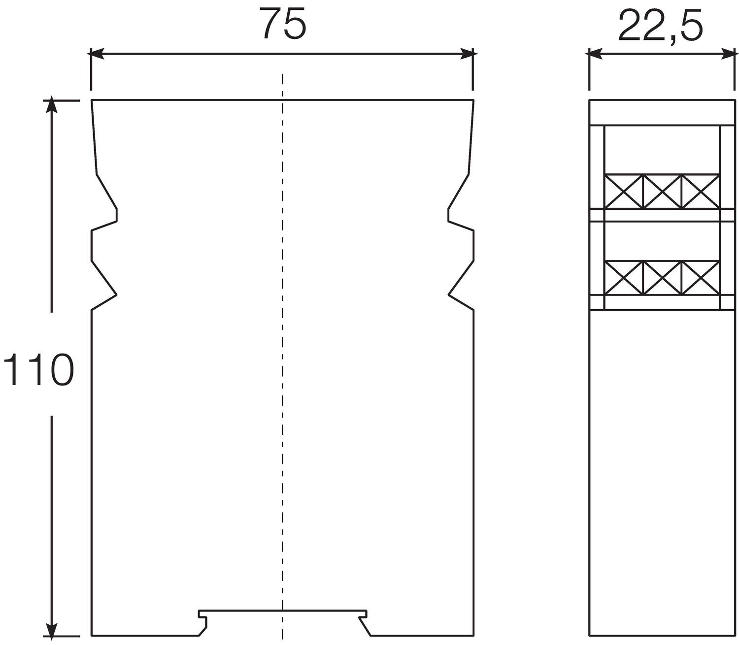 Size, control unit B412.0