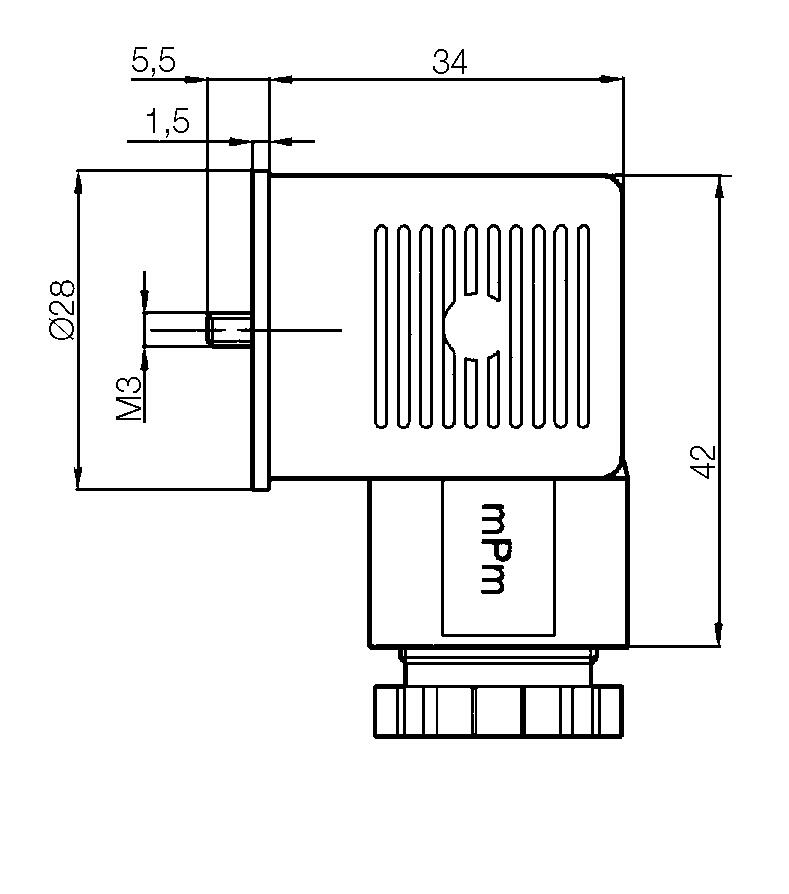 Standard contact Wide, size 1