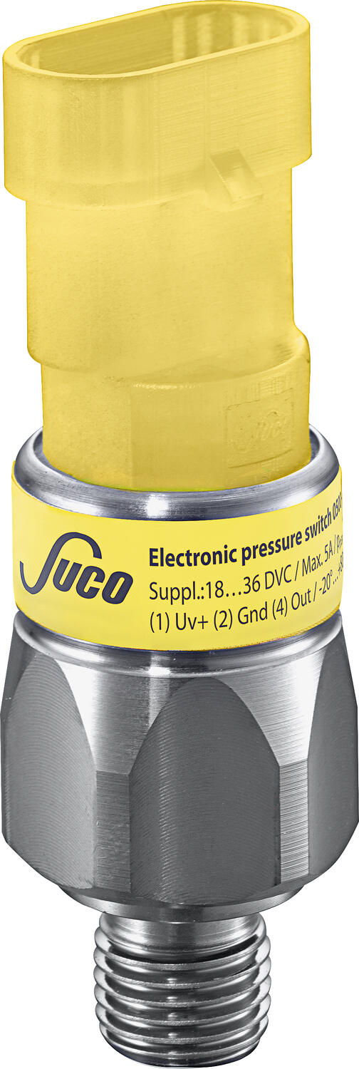 Suco 05XX series electronic pressure switch with AMP superseal 1.5 connector