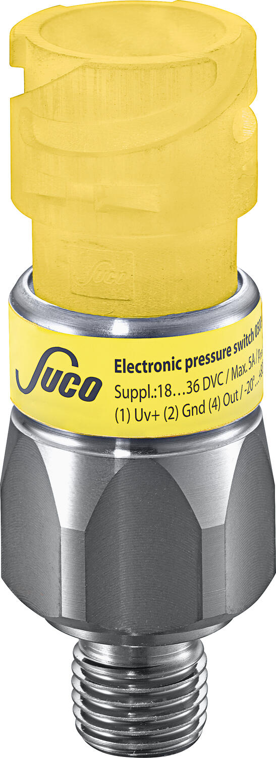 Suco 05XX series electronic pressure switch with Bayonet ISO 15170-A1-4.1 connector