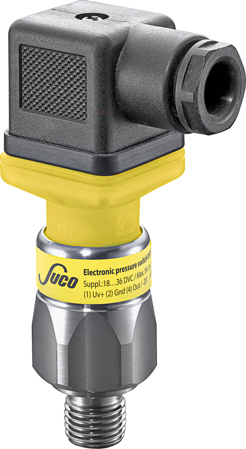 Suco 05XX series electronic pressure switch with DIN EN-175301-803-A connector