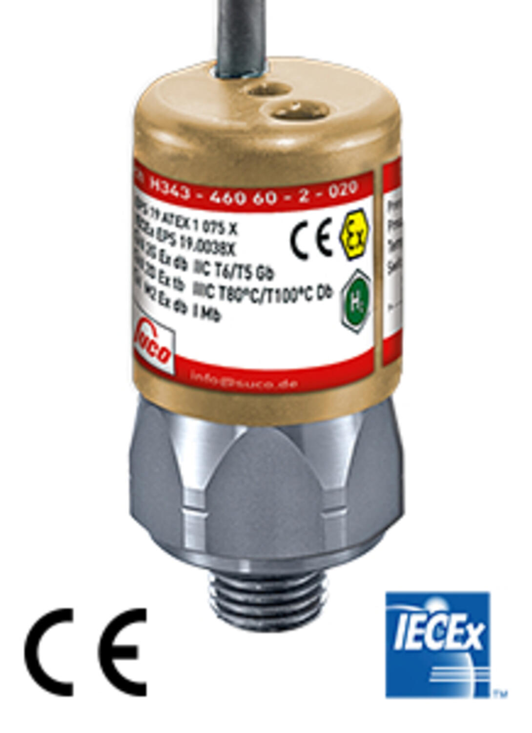 Suco 0H44/0H45 hydrogen and ATEX pressure switch