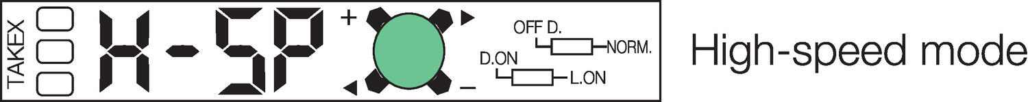 Switch between long-distance and high-speed mode