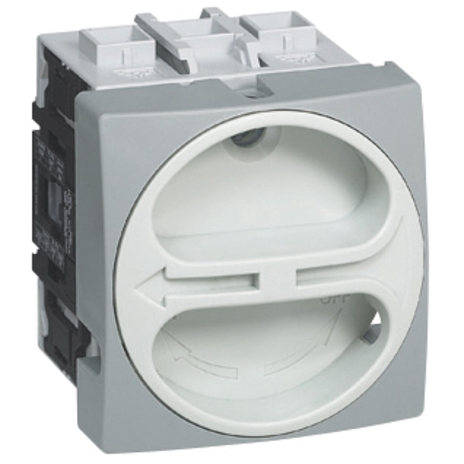 Switch disconnector 3 pole 80A/100A handle in grey