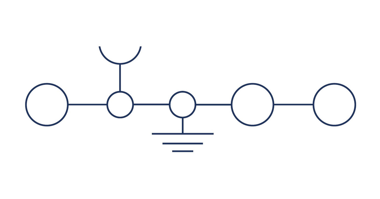 Product image of an electrical coupling component with circular and linear shapes, designed for industrial use.