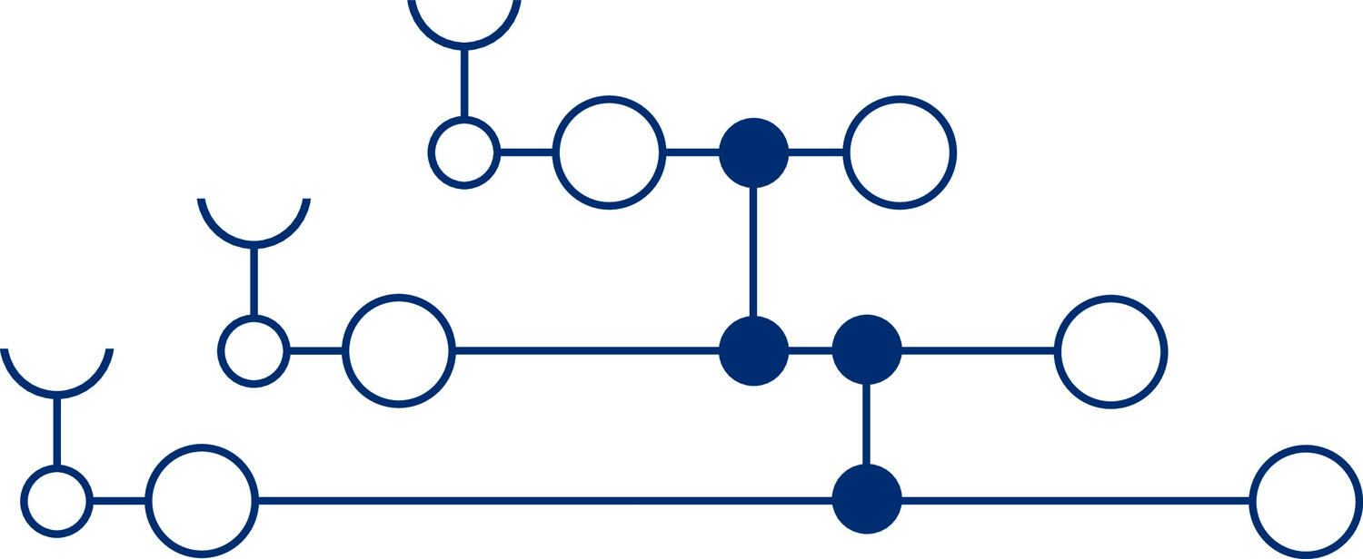 Drawing of a technical component with circles and lines, designed by CONTA-CLIP