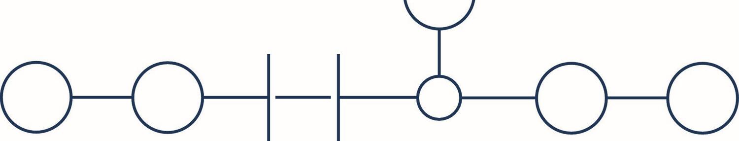 Technical drawing of a component with circles and lines, designed by CONTA-CLIP.