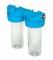 Tecnoplastic anti water hammer filters whale range - double clear tubes