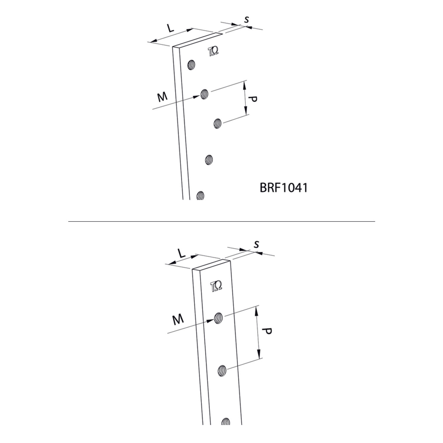 Threaded copper bars