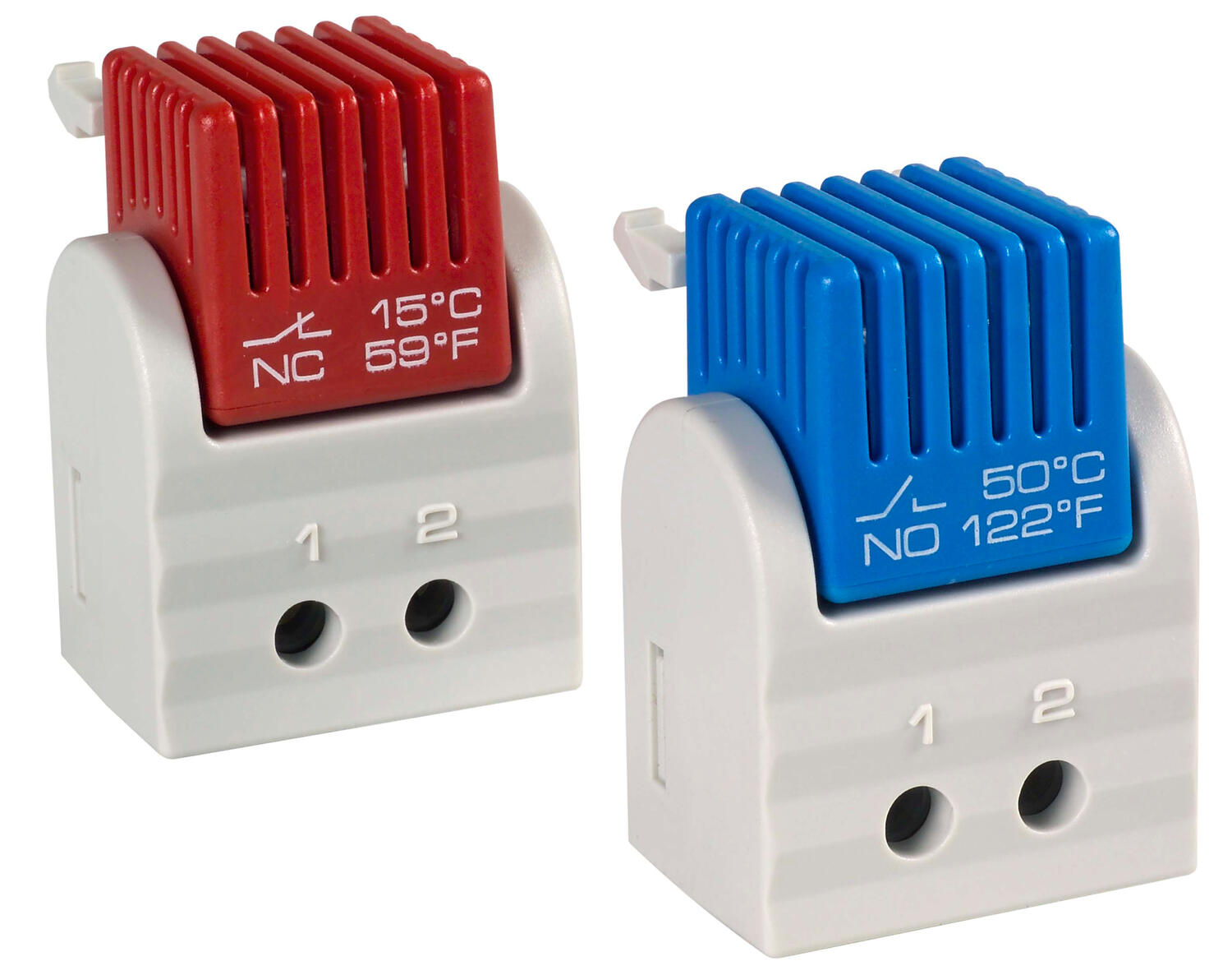 Two Stego thermostats, regulator FTO01160 and FTS01161.