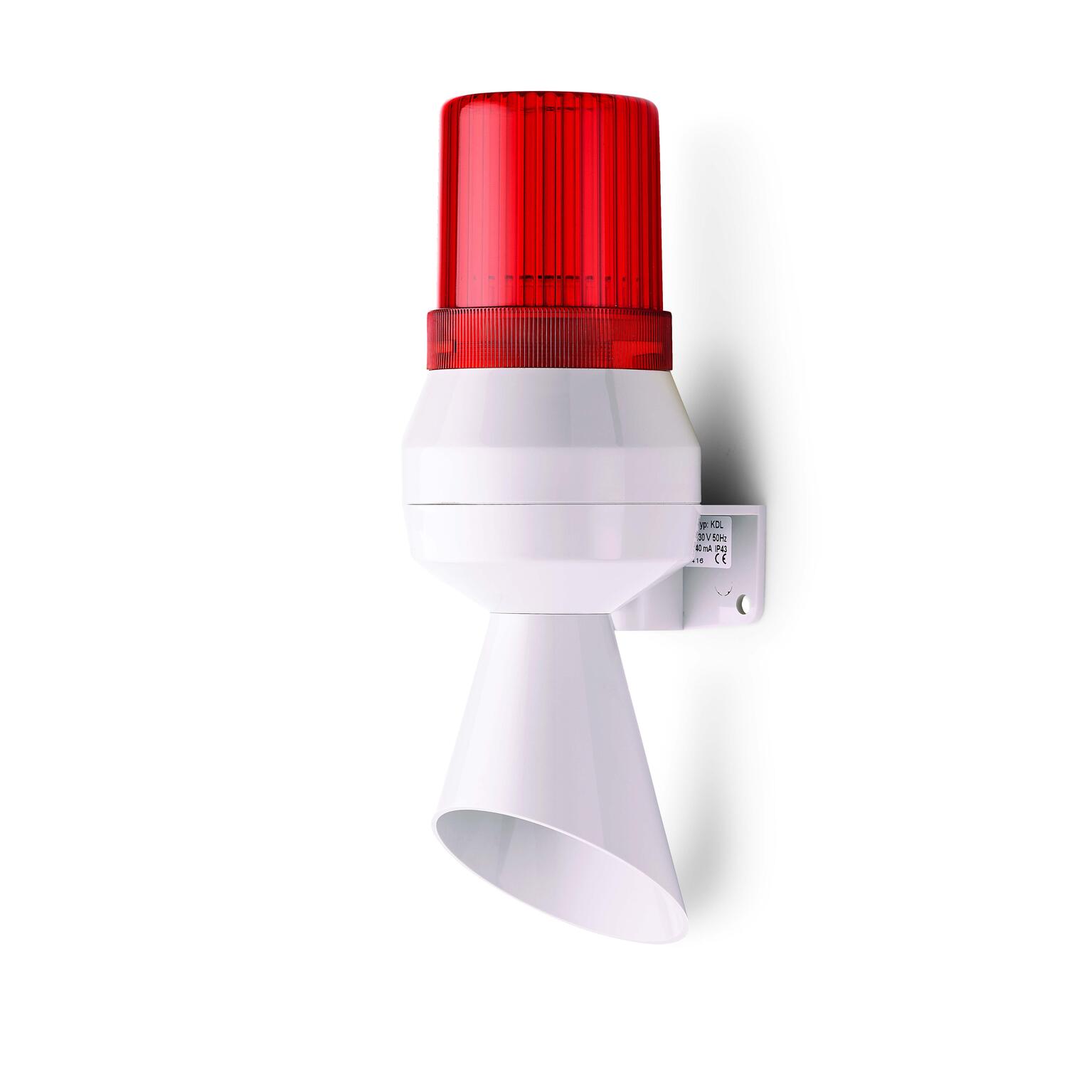 Vertical Mount Mini Horn with Beacon, K Series